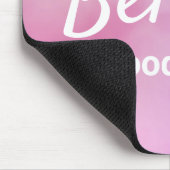 Geloof in Good Quote Quote Abstract Roze Paars Muismat (Hoek)