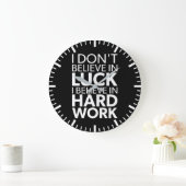 Geloof in hard werken vs lul - Inspirerend Grote Klok (Huis)