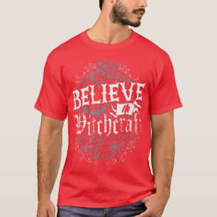 Geloof in hekserij, verwarmde heks t-shirt