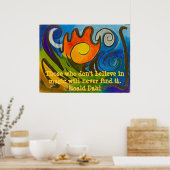 Geloof in het buitengewone! poster (Keuken)