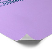 Geloof in het Lavender Square Poster (Hoek)