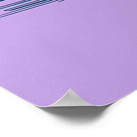 Geloof in het Lavender Square Poster (Hoek)