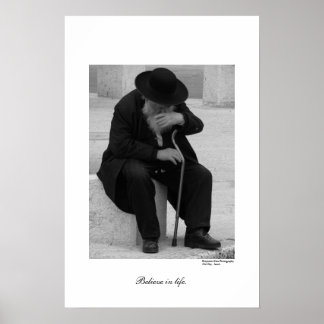 Geloof in het leven poster