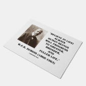 Geloof in het leven! Progress W.E.B. Dubois Quote Deurmat (Schuin)