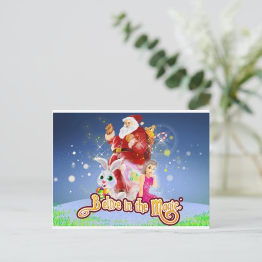 Geloof in het Magic Briefkaart (Staand voorkant)