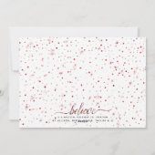 GELOOF in het Magische Feestdagen Aanpassende effe Feestdagenkaart (Achterkant)