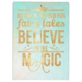 Geloof in het magische klembord (Achterkant)