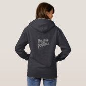 Geloof in het mogelijke hoodie (Achterkant volledig)