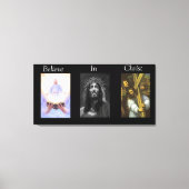 Geloof in het schilvas met Christus op schaal 8 Canvas Afdruk (Voorkant)