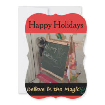 Geloof in het Wenskaart met kerst in de Magische K