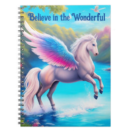 Geloof in het Wonderful - Pegasus Notitieboek
