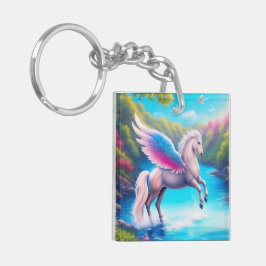 Geloof in het wonderlijke (Pegasus) Sleutelhanger