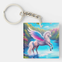 Geloof in het wonderlijke (Pegasus) Sleutelhanger