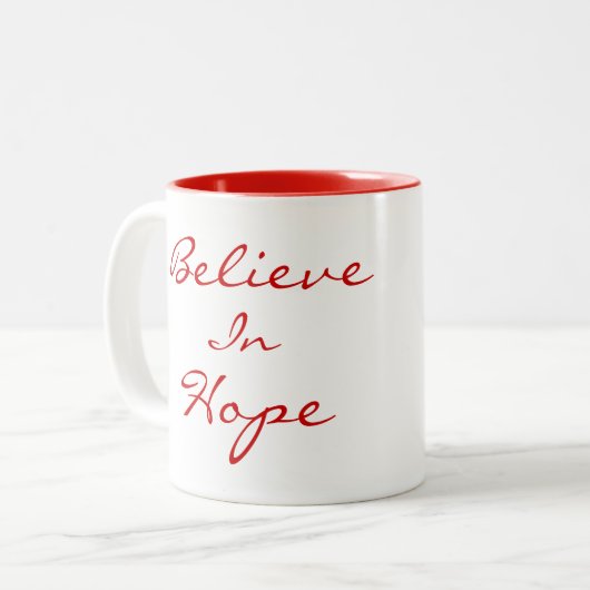 Geloof in Hope Mok (Voorkant links)