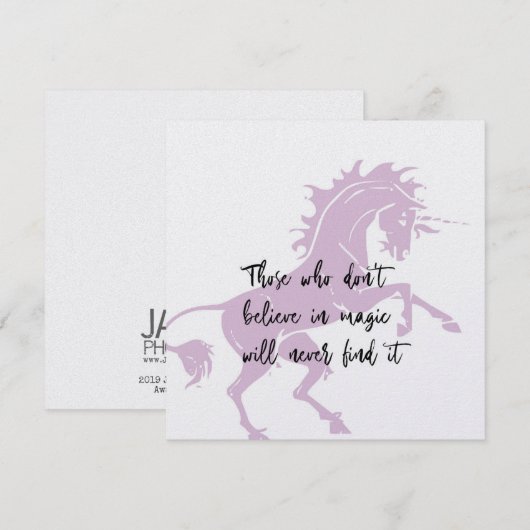 GELOOF IN IT 5.25 x 5.25 kaart (Voorkant / Achterkant)