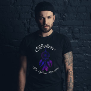 Geloof in je dromen boho Motivatie gezegde T-shirt