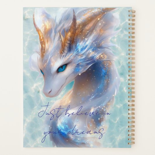 Geloof in je dromen, draak planner (Achterkant)