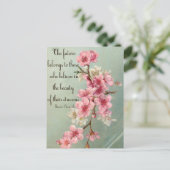 Geloof in je dromen Eleanor Roosevelt Briefkaart (Staand voorkant)