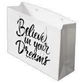 Geloof in je dromen groot cadeauzakje (Achterkant Gekanteld)