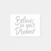 Geloof in je dromen post-it® notes (Voorkant)