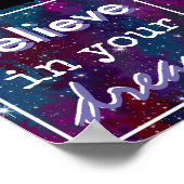 Geloof in je dromen poster (Hoek)