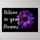 Geloof in je dromen poster (Voorkant)