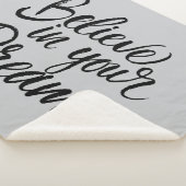 Geloof in je dromen sherpa deken (3/4)