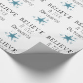 Geloof in je dromen Verjaardag Cadeaupapier (Hoek)