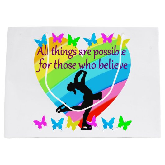 GELOOF IN JE DROMEN VOOR KUNSTSCHAATSEN GROOT CADEAUZAKJE (Voorkant)