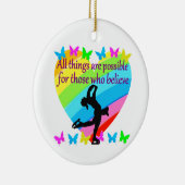 GELOOF IN JE DROMEN VOOR KUNSTSCHAATSEN KERAMISCH ORNAMENT (Rechts)