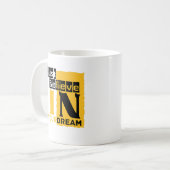 Geloof in je droom koffiemok (Voorkant links)