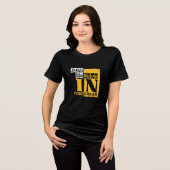 Geloof in je droom Tri-Blend shirt (Voorkant volledig)