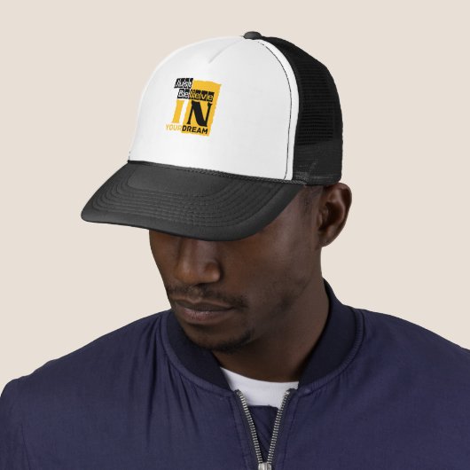 Geloof in je droom trucker pet (In situ)