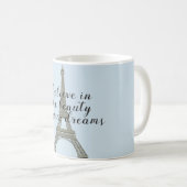 Geloof in je droomolietoren koffiemok (Voorkant rechts)