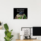 Geloof in je eigen boodschap met Bearcat, Poster (Thuiskantoor)