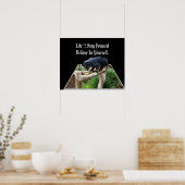Geloof in je eigen boodschap met Bearcat, Poster (Keuken)