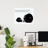 Geloof in je eigen kracht poster (Thuiskantoor)