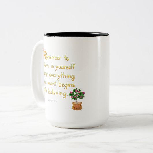 Geloof in je eigen Mok (Voorkant links)