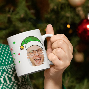 Geloof In Je Elf Leuk Foto Kerstmis Koffiemok