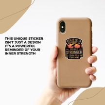 Geloof in je kracht - Motivatie Sticker