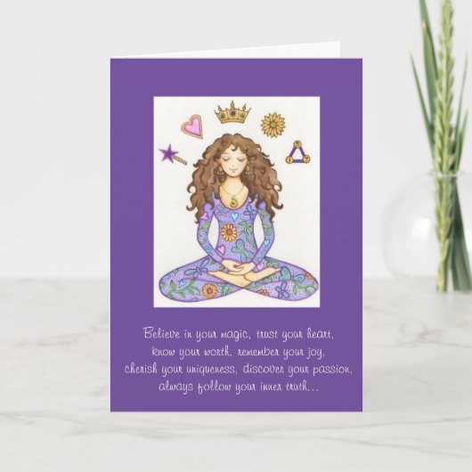 "Geloof in je magie" Kaart (Voorkant)