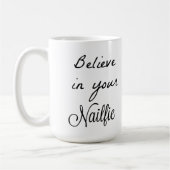 Geloof in je nailfies koffiemok (Links)