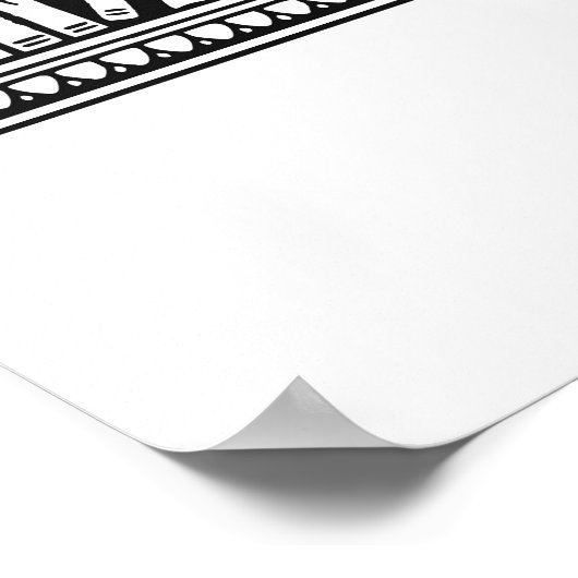 Geloof in je plank poster (Hoek)