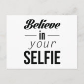 Geloof in je Selfie Briefkaart (Voorkant)