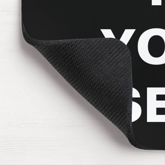 Geloof in je #Selfie Funny Muismat (Hoek)