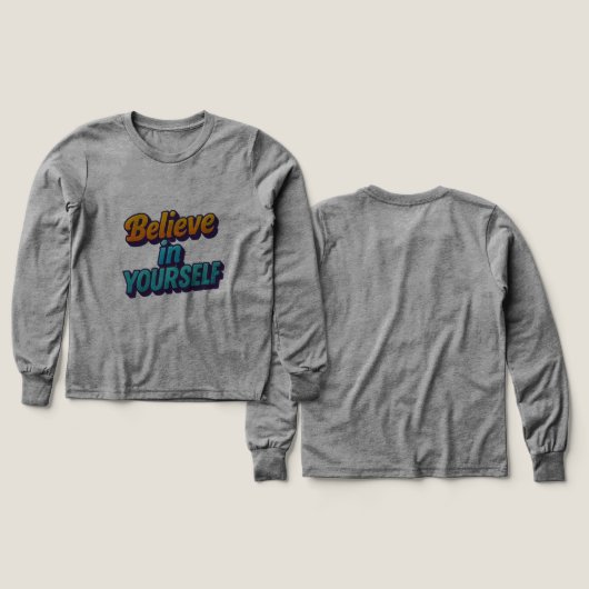 Geloof in jezelf (Voorkant /achterkant)