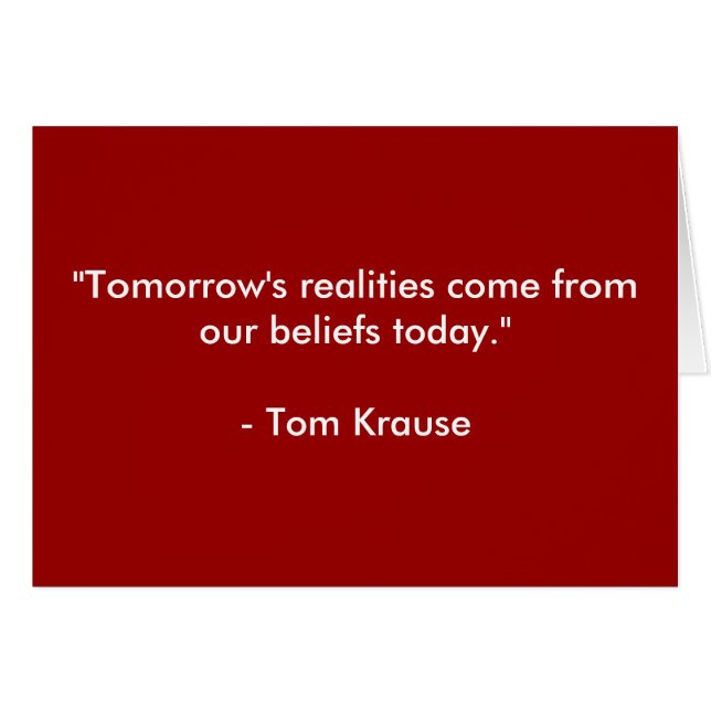 Geloof in jezelf! (Voorkant Horizontaal)