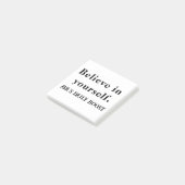 Geloof in jezelf - Aangepaste Motivatie Sticky N Post-it® Notes (Schuin)