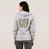 GELOOF IN JEZELF aangepaste naam Hoodie (Achterkant volledig)