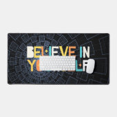 Geloof in jezelf Abstracte Desk Mat (Keyboard & Muis)